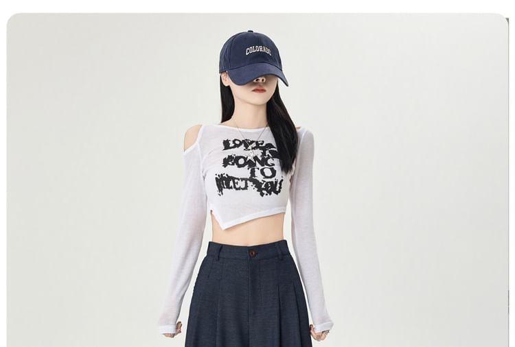 Wide Pants Rise Plain Dress Leg High