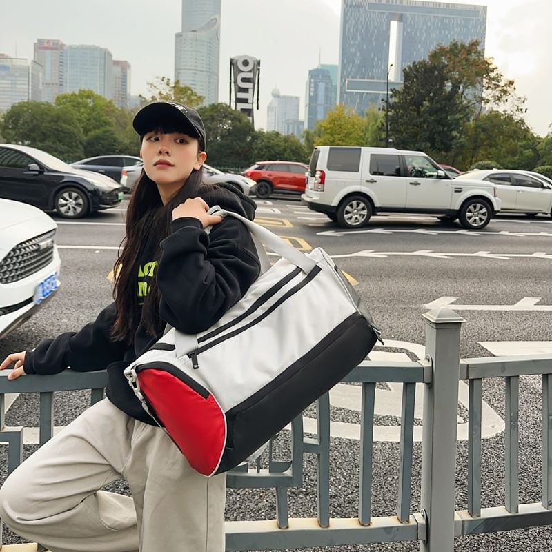 Two-Tone Carryall Bag