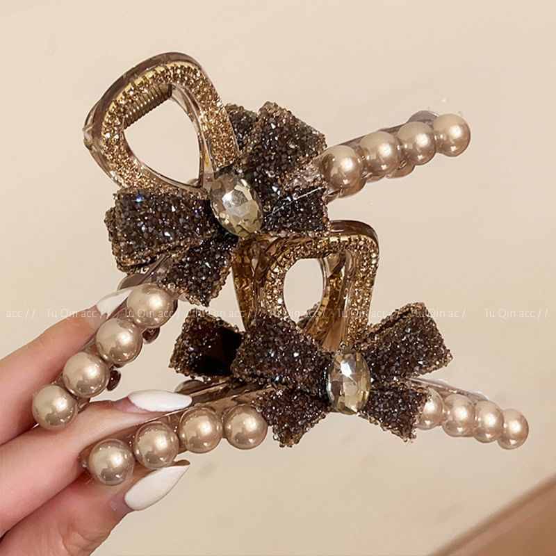 Designs) / Hair Bead (Various Rhinestone Claw