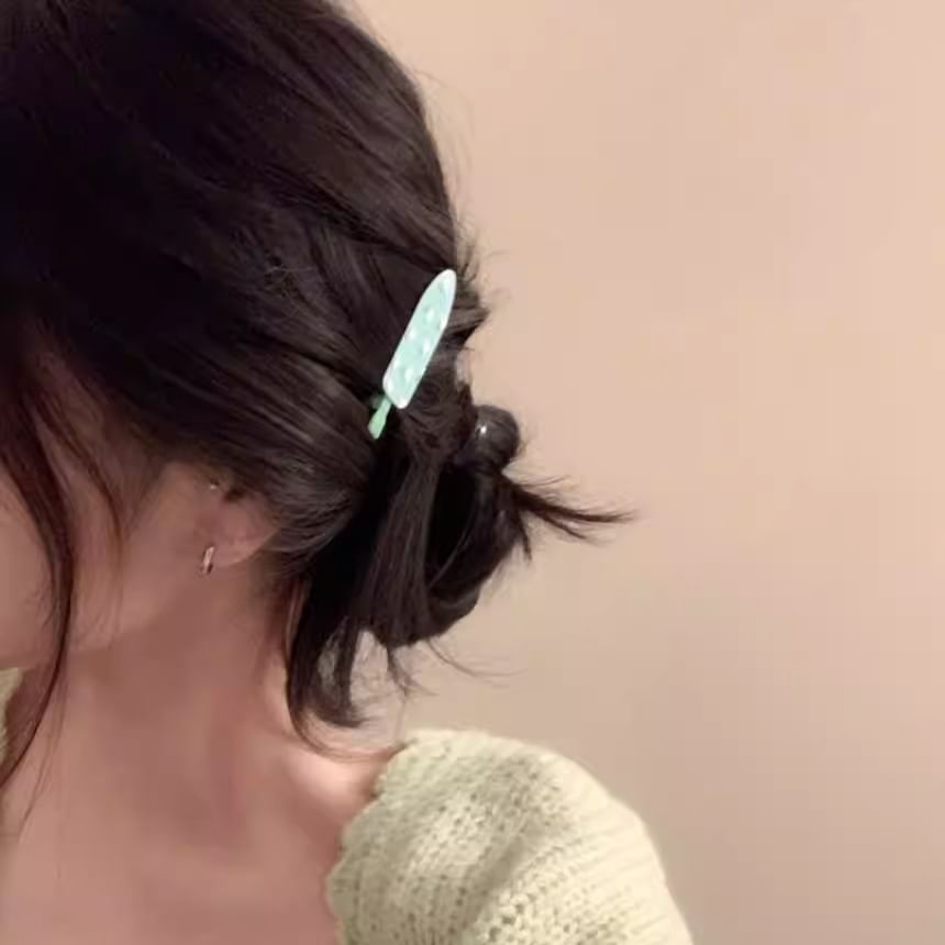 Hair 2: of Set Acrylic Clip Patterned