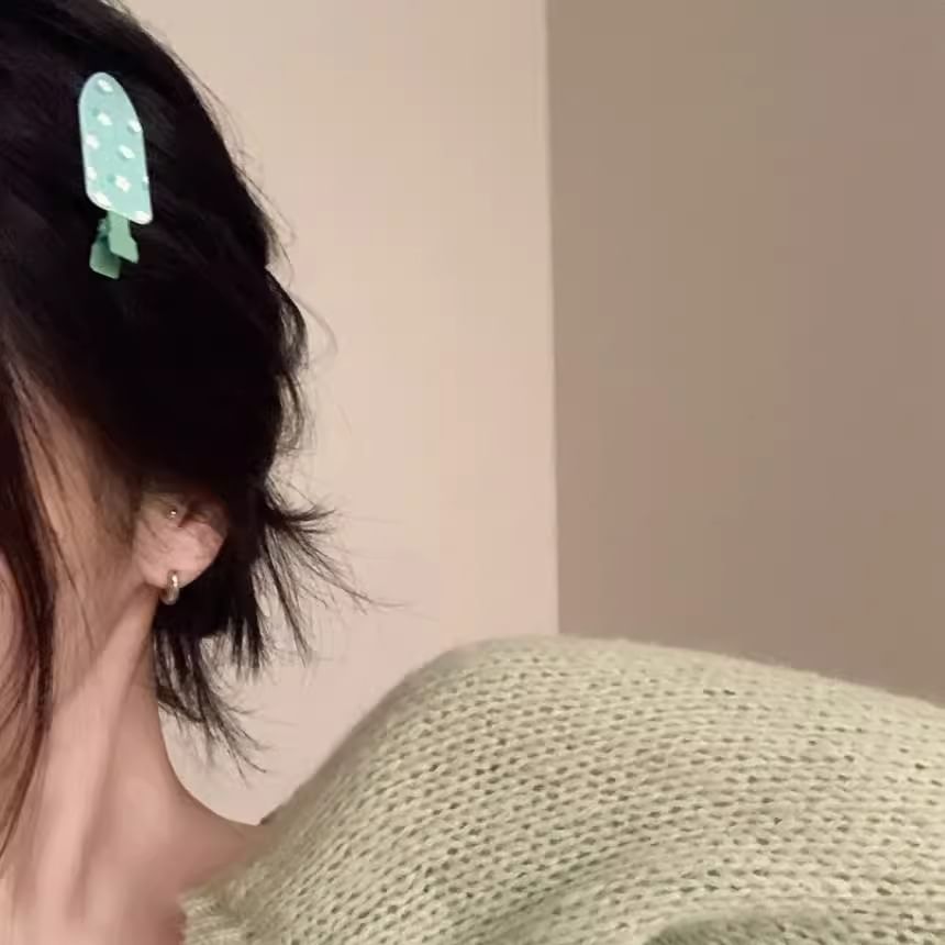 Hair 2: of Set Acrylic Clip Patterned