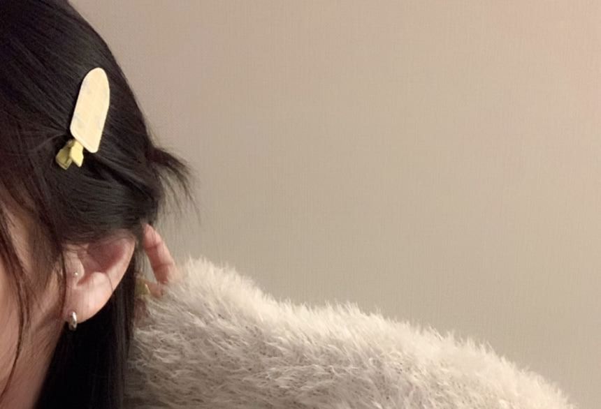 Hair 2: of Set Acrylic Clip Patterned