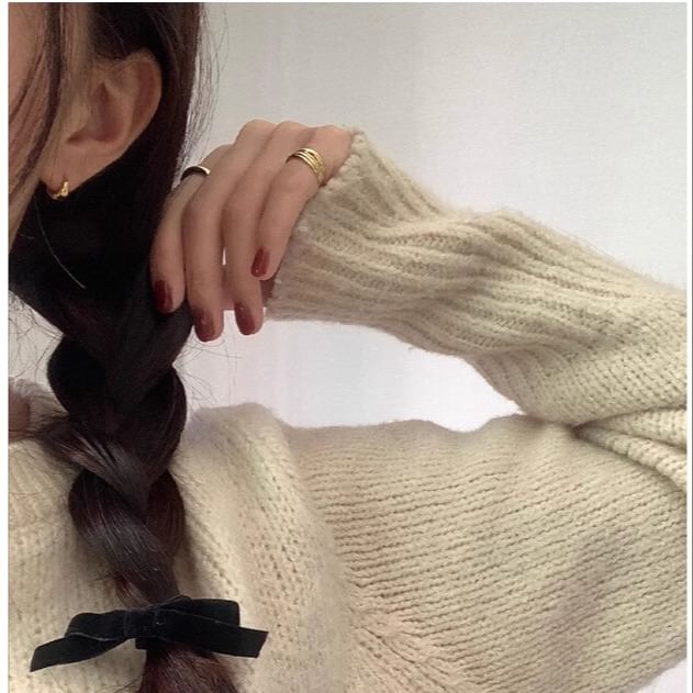 925 Glossy Silver Hoop Earring Sterling