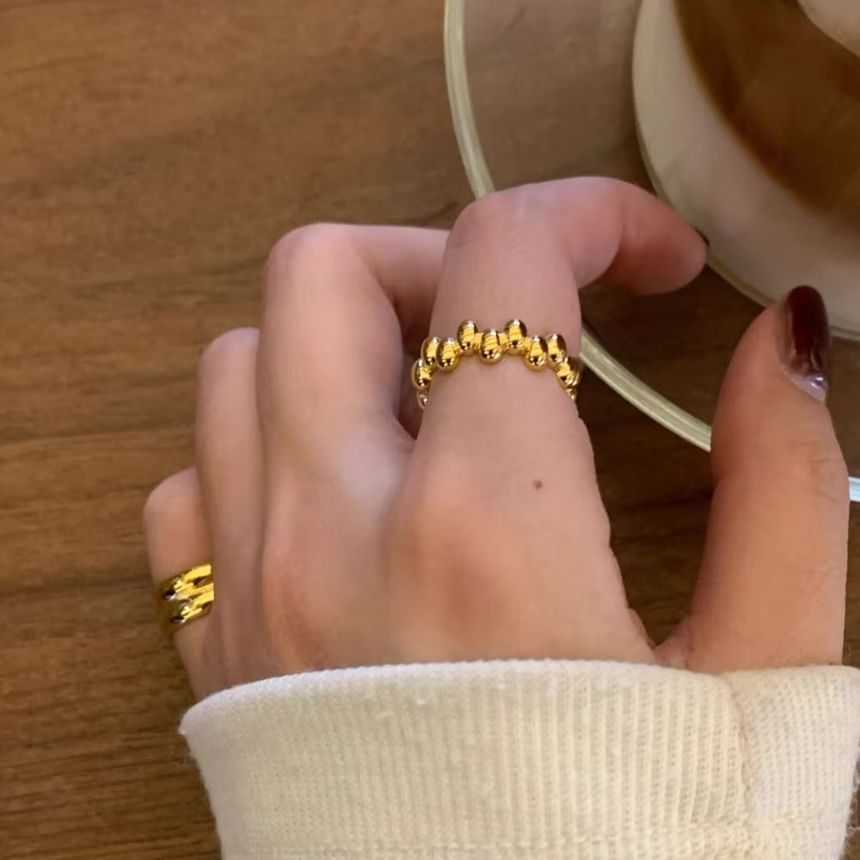 925 Glossy Sterling Silver Open Ring