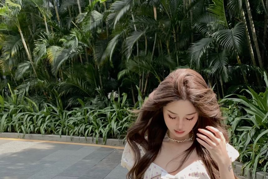 / Skirt Bow High Puff-Sleeve Plaid Rise Asymmetrical Floral Pencil Cropped Mini Blouse Peplum