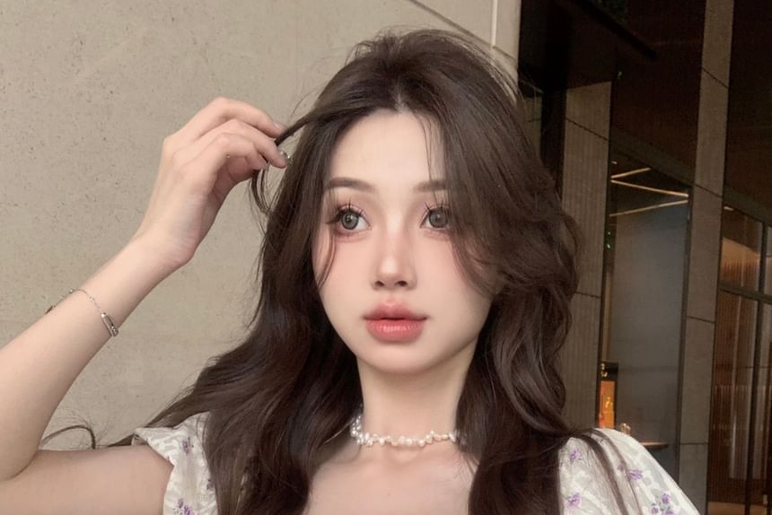 / Skirt Bow High Puff-Sleeve Plaid Rise Asymmetrical Floral Pencil Cropped Mini Blouse Peplum