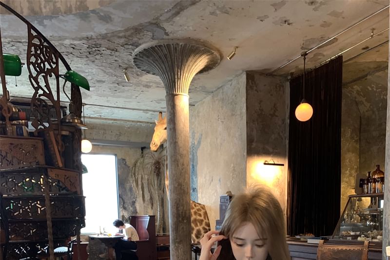 Slim Lace A-Line Mini Fit High Panel Blouse Skirt Short-Sleeve / Waist