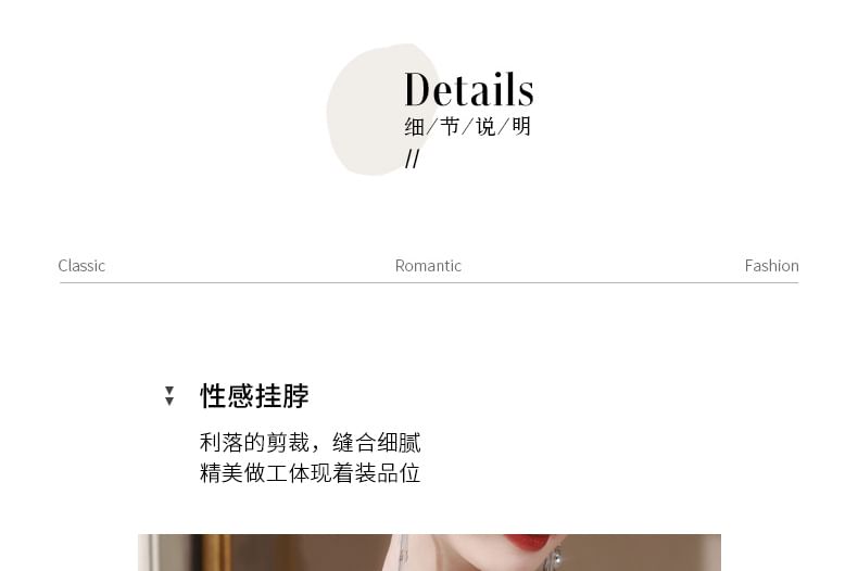 Faux Halter Back Gown Mock A-Line Neck Fringed Pearl Cutout Evening