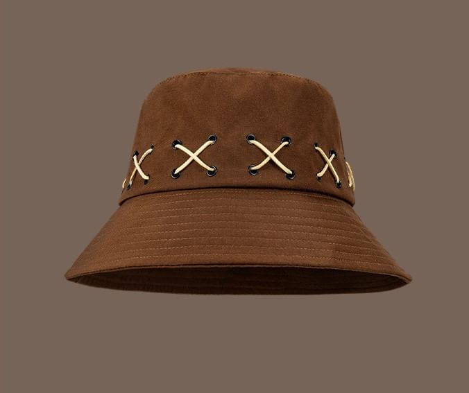 Patterned Bucket Hat Cross