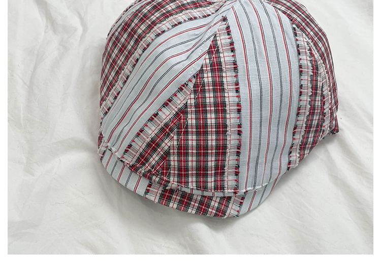 Cap Newsboy Plaid
