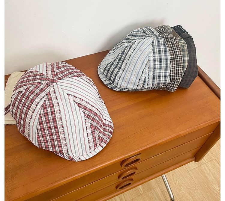 Cap Newsboy Plaid