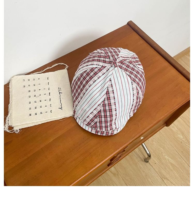 Cap Newsboy Plaid