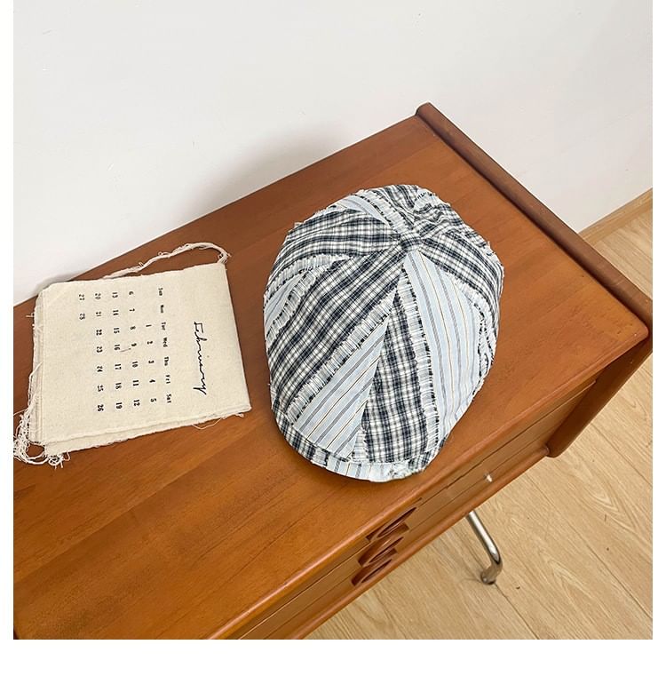 Cap Newsboy Plaid