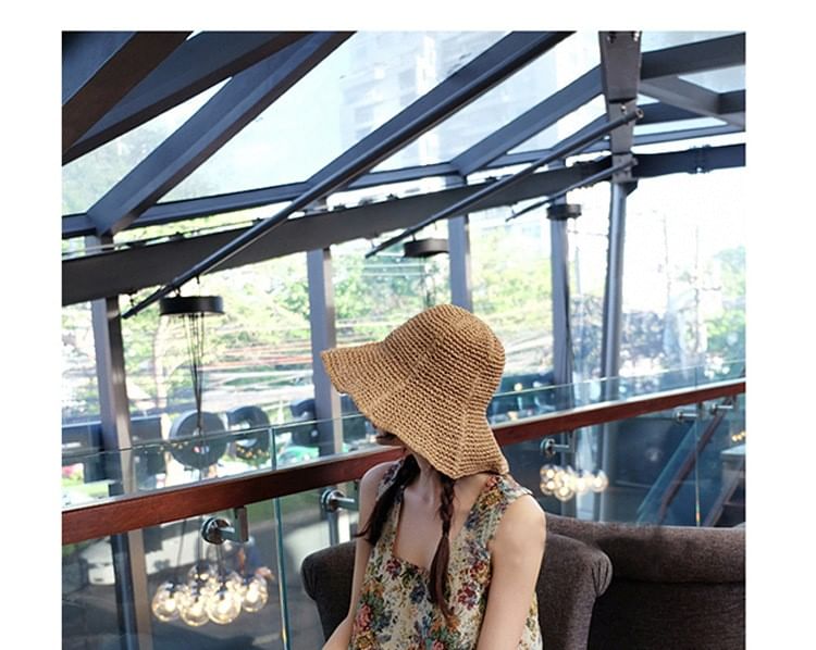Straw Plain Sun Hat