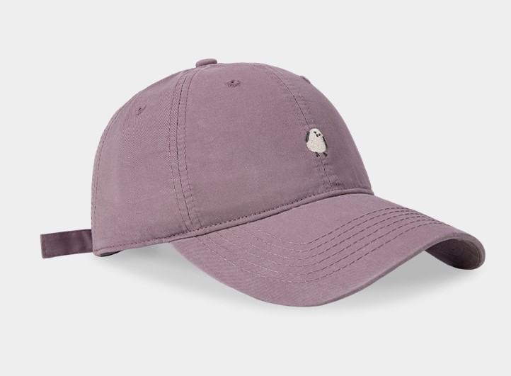 Bird Embroidered Baseball Cap
