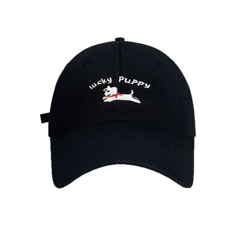 Embroidered Dog Baseball Cap