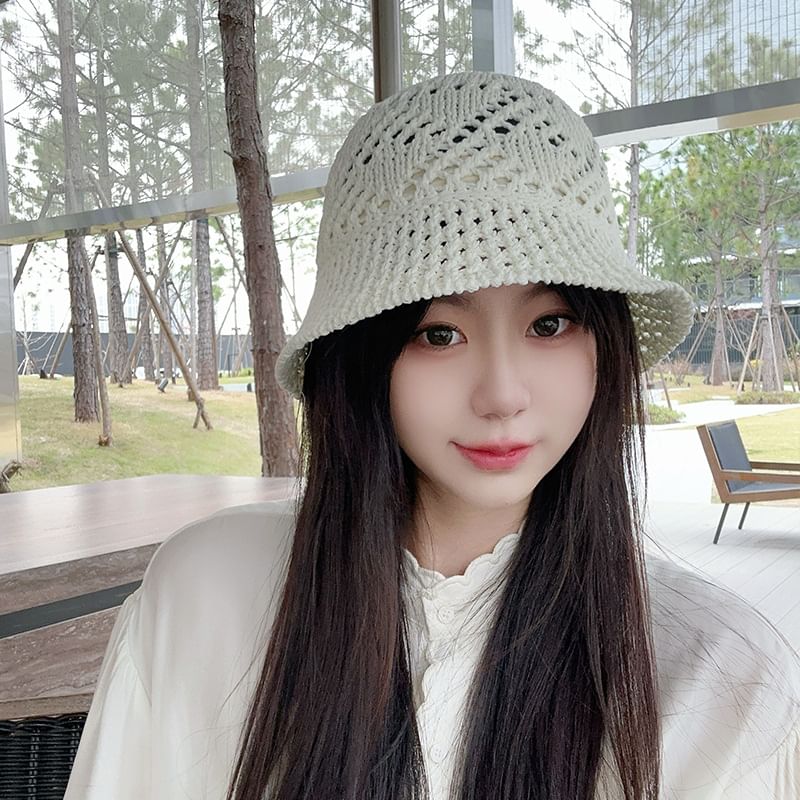 Straw Hat Plain Cloche