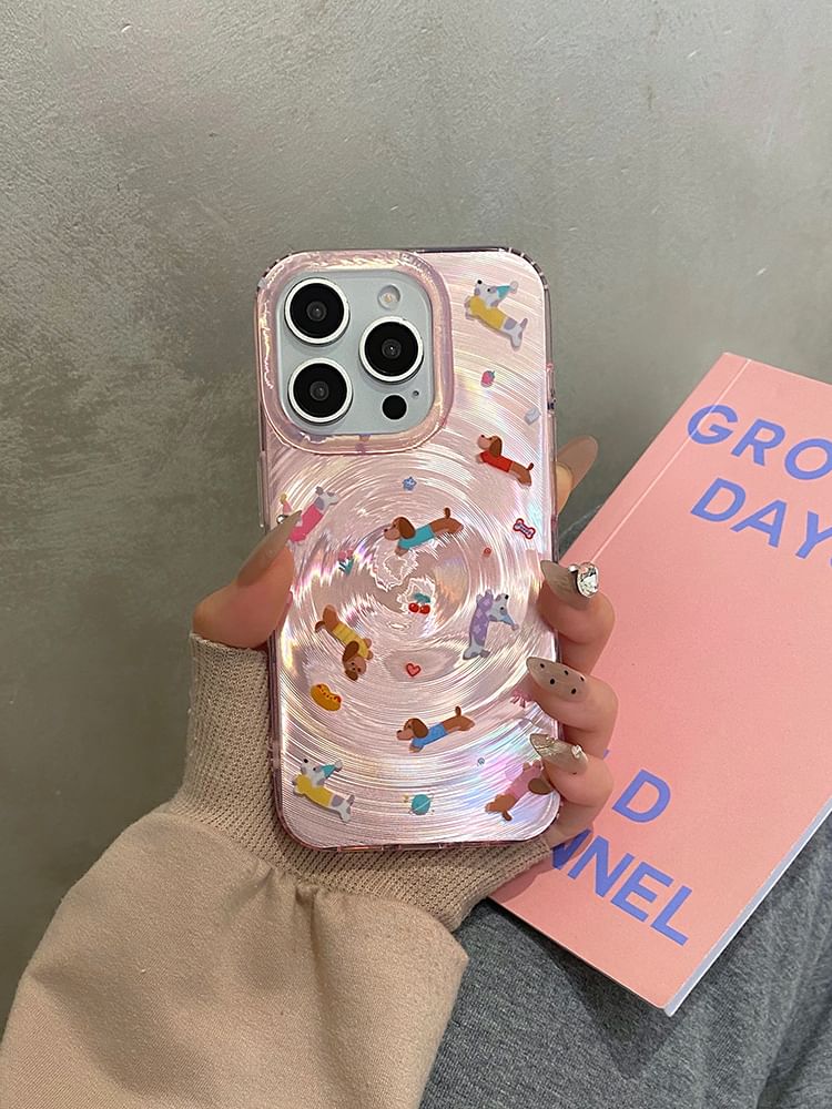 Case Strap Phone Dog / Set