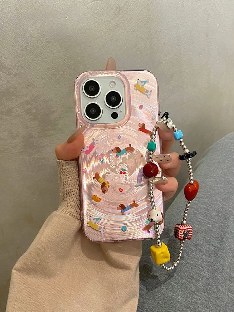 Case Strap Phone Dog / Set