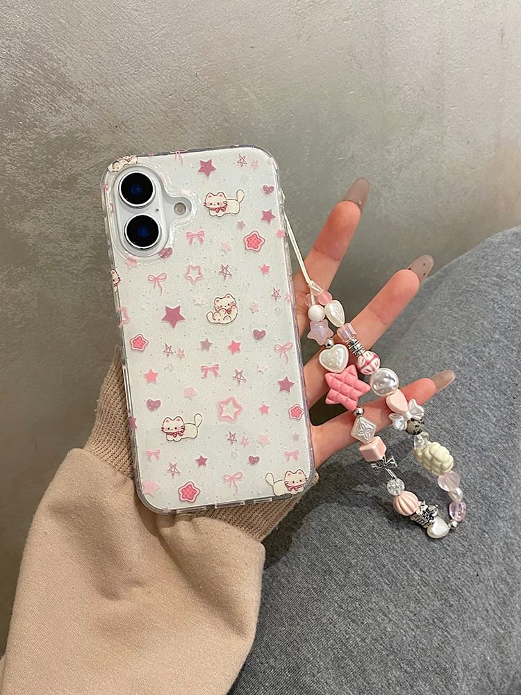 Set / Case Phone Cat Strap