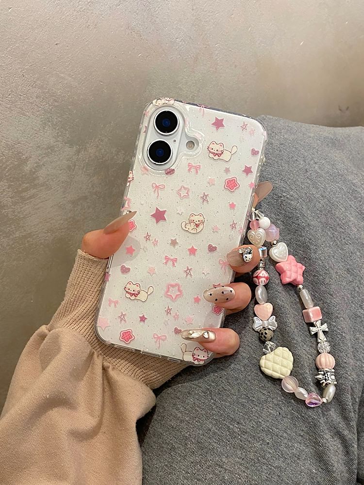 Set / Case Phone Cat Strap