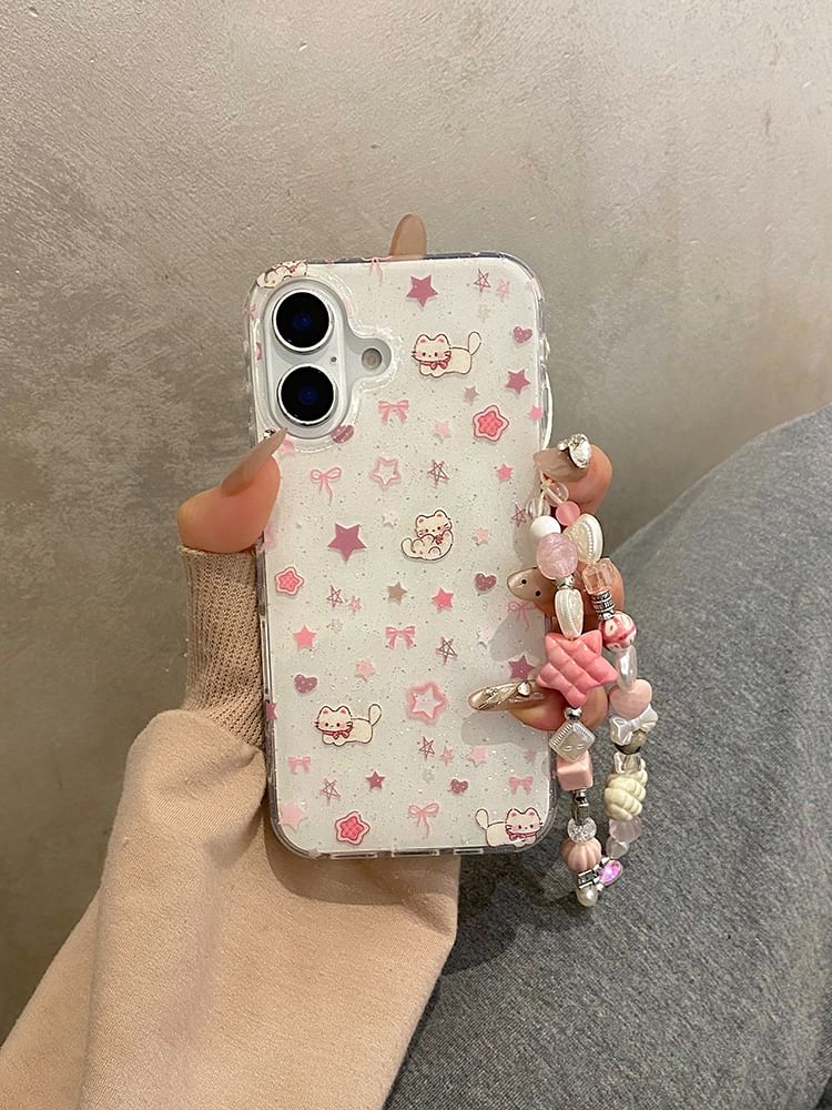 Set / Case Phone Cat Strap