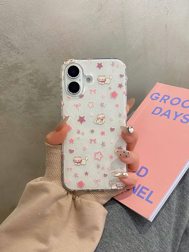 Set / Case Phone Cat Strap