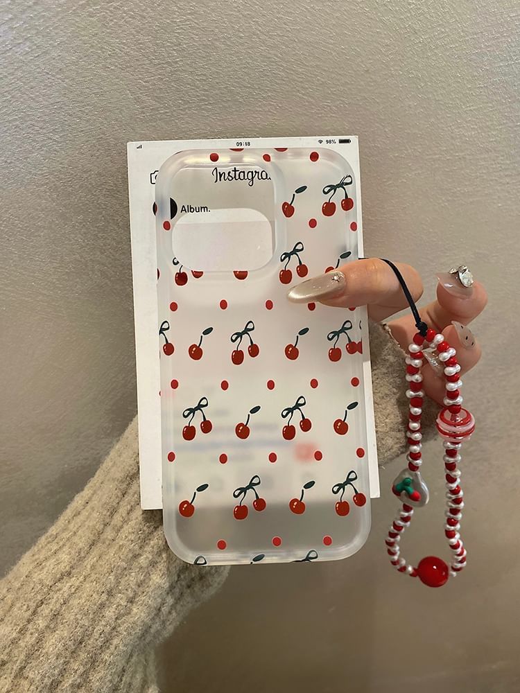 Case Strap / Set Phone Cherry