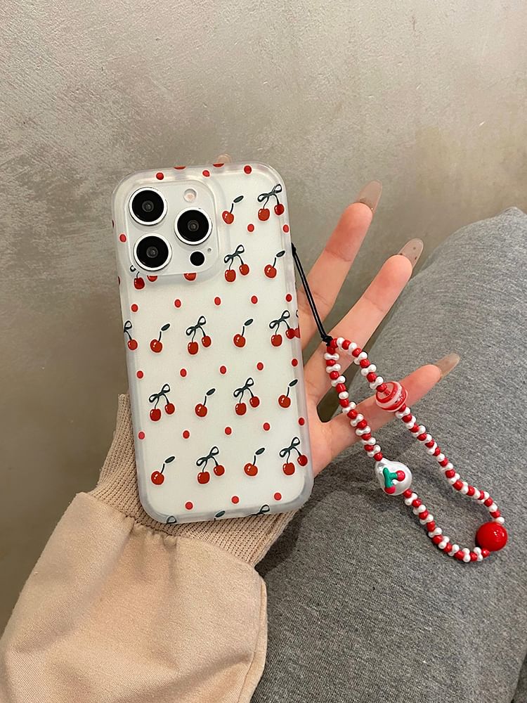 Case Strap / Set Phone Cherry