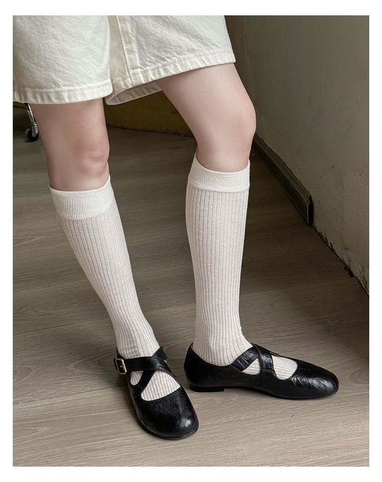 Mary Cross Jane Shoes Strap