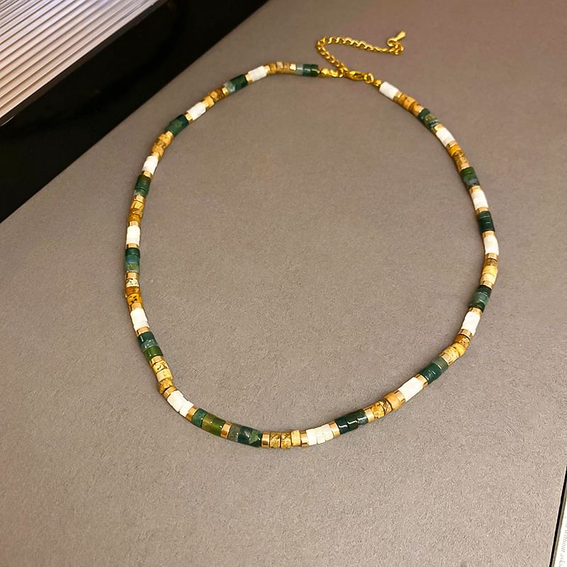 Alloy Necklace (Various Faux / Designs) Gemstone