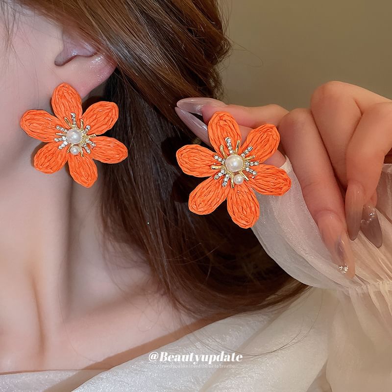 Tassel / Hamsa Chandelier Hand Alloy Earring Droplet