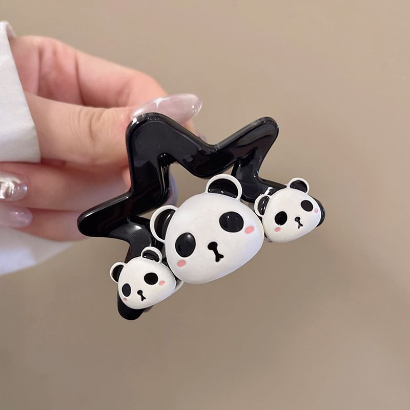(Various Hair Designs) Clip Panda Claw