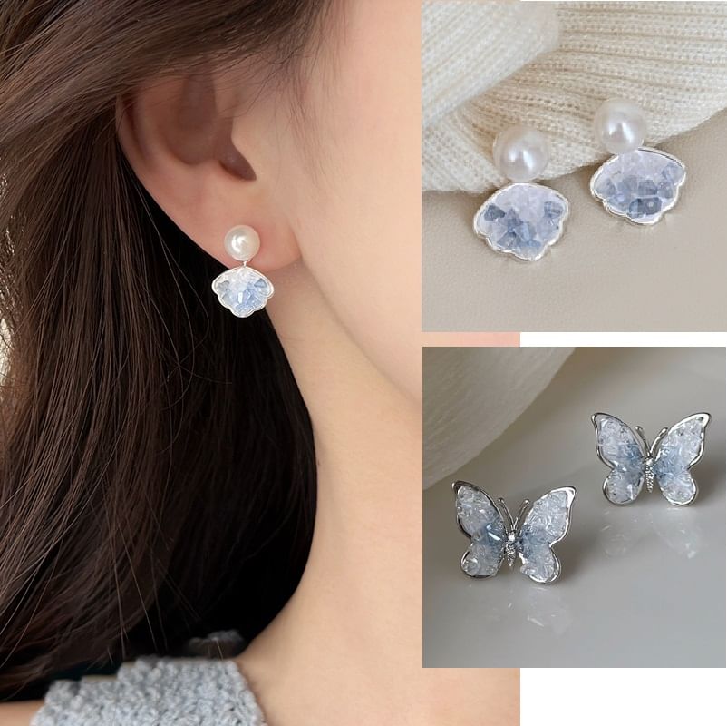 (Various Designs) Earring Faux Alloy Drop Crystal