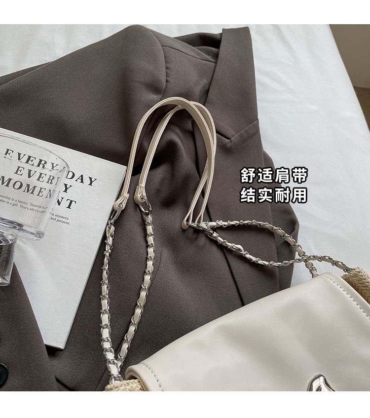 Bag Flap Woven Shoulder Bow