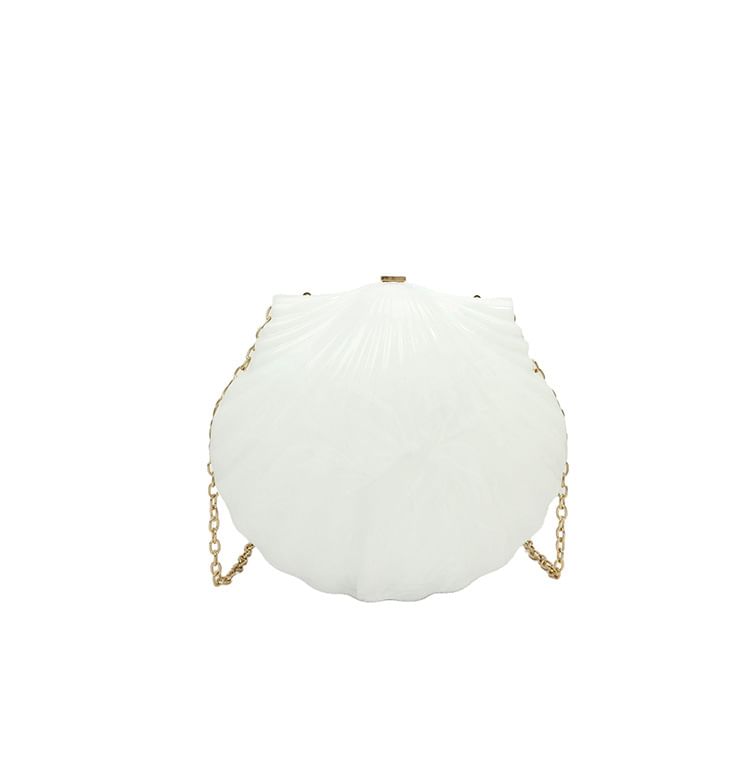Chain Evening Shell Strap Bag