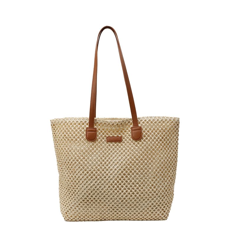 Bag Tote Straw Perforated