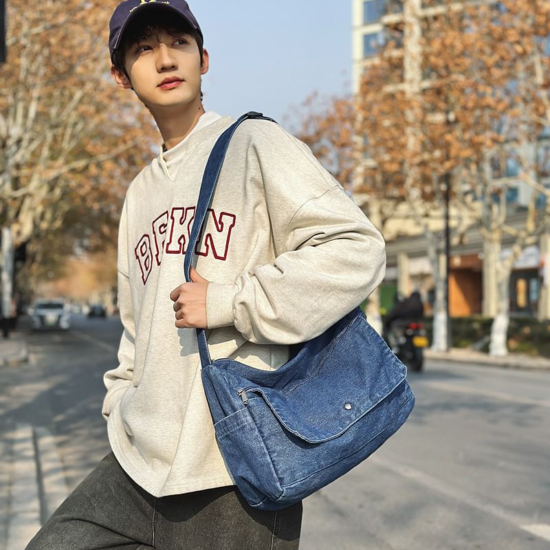 Crossbody Bag Denim Washed