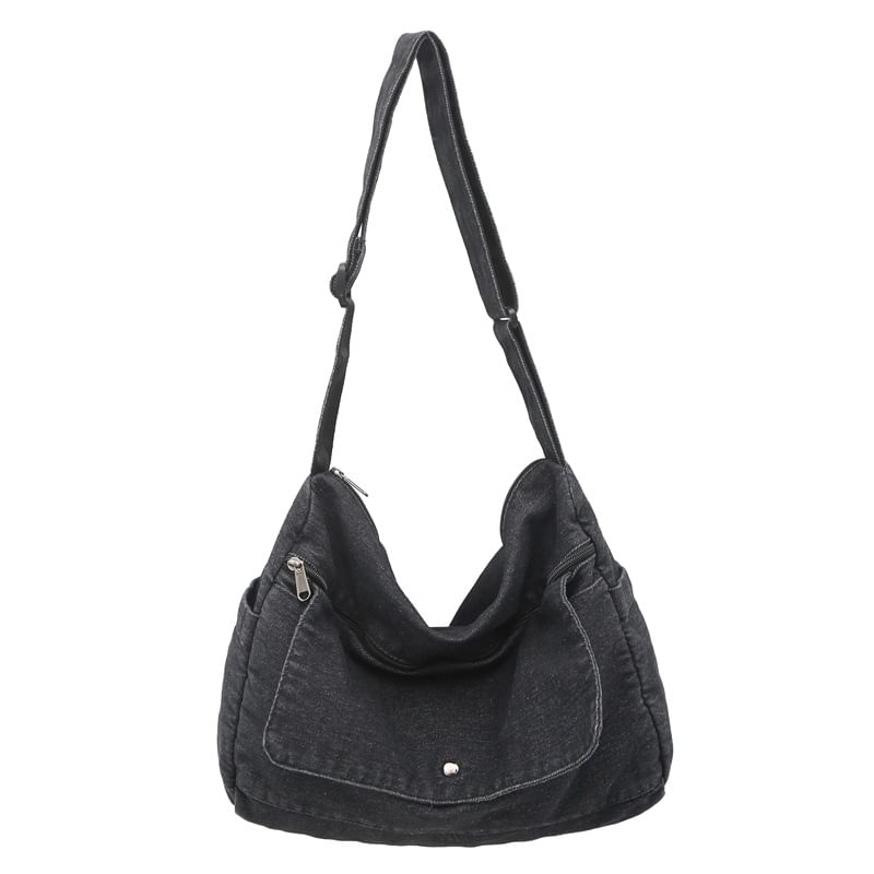 Crossbody Bag Denim Washed