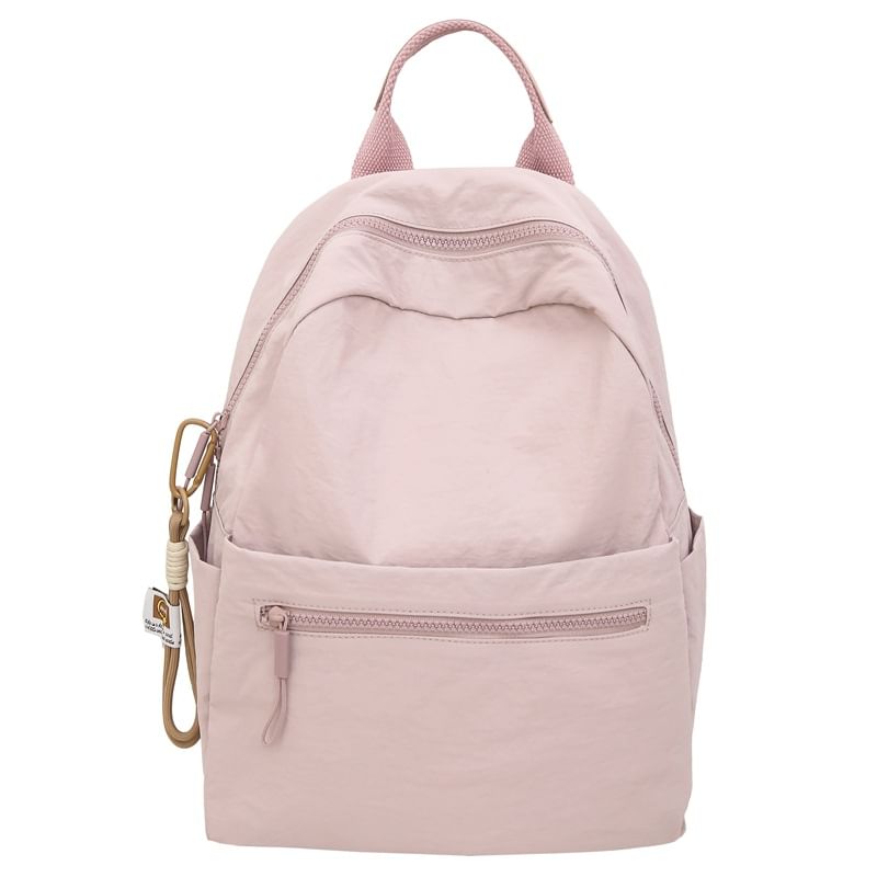 Bag + Backpack Plain Charm Set: Laptop Nylon