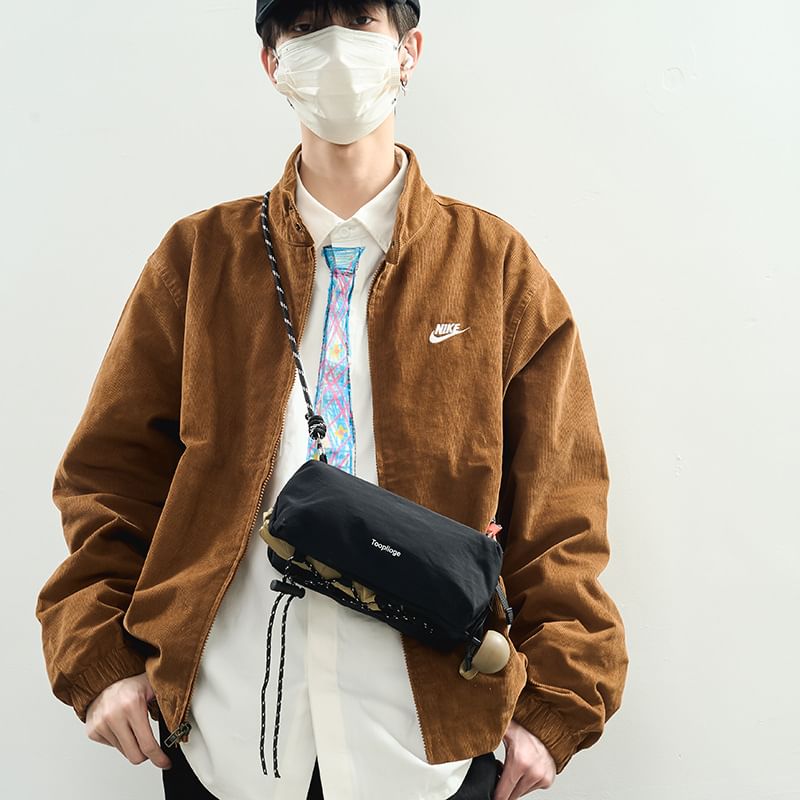 Bag Nylon Plain Crossbody