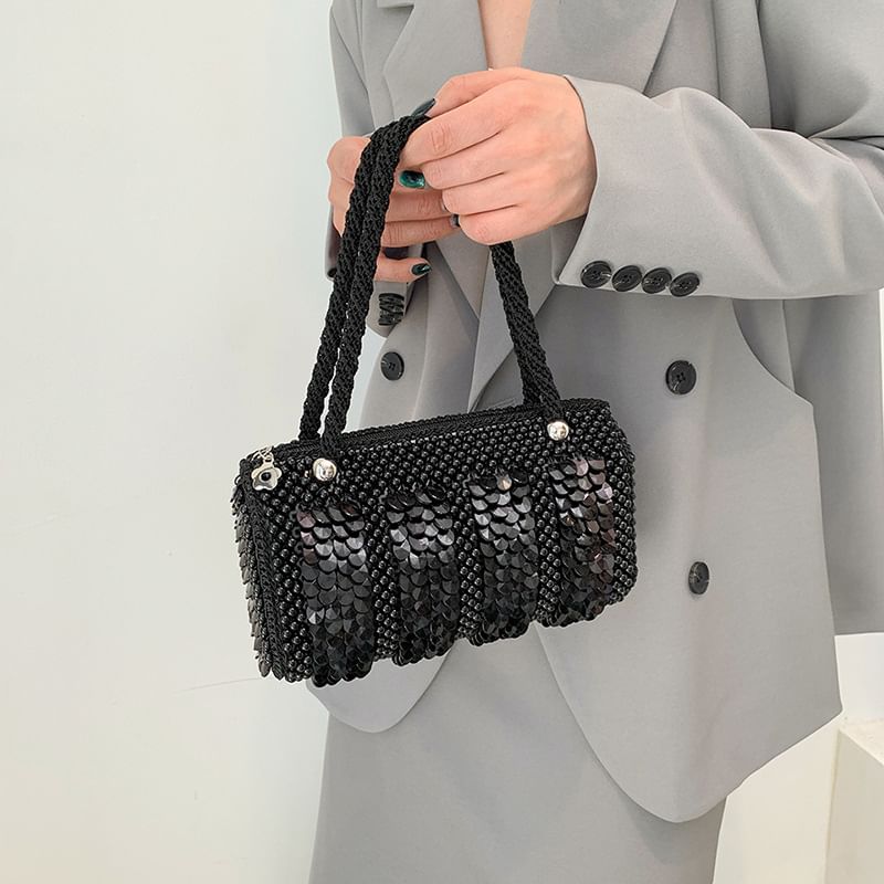 Sequin Shoulder Beaded Bag