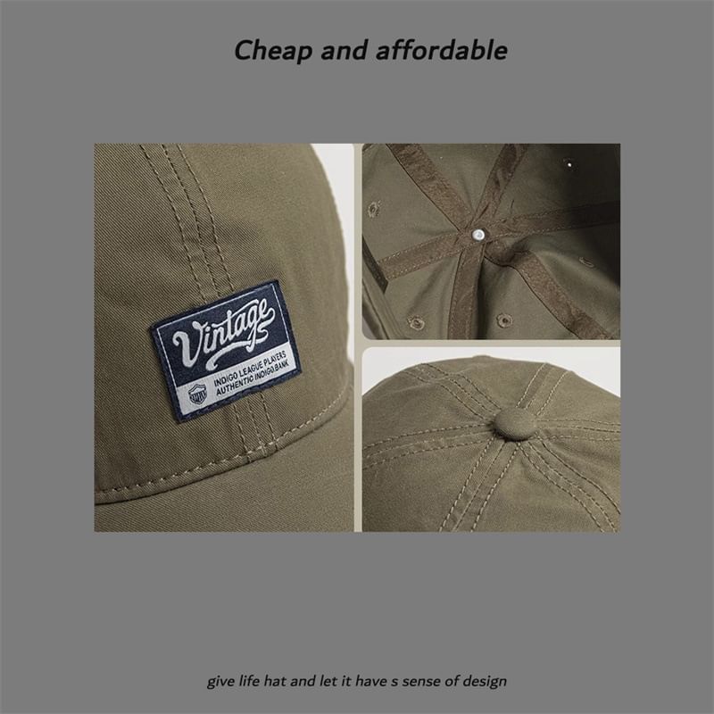 Label Applique Cap