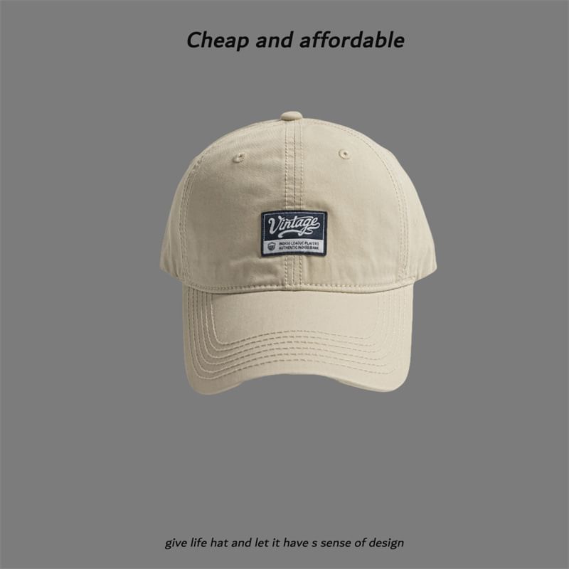 Label Applique Cap