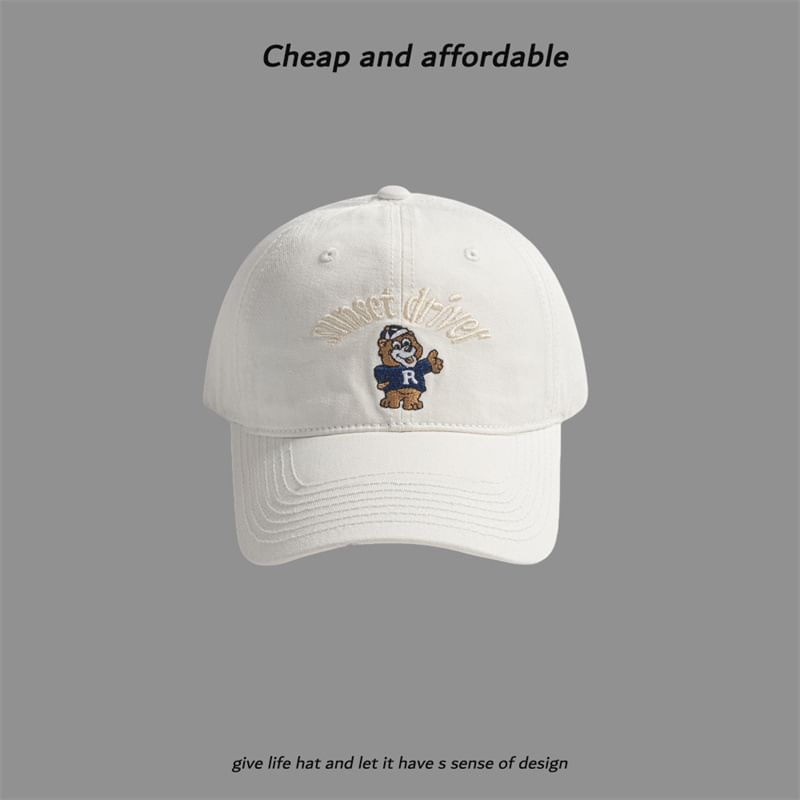 Cap Bear Embroidered