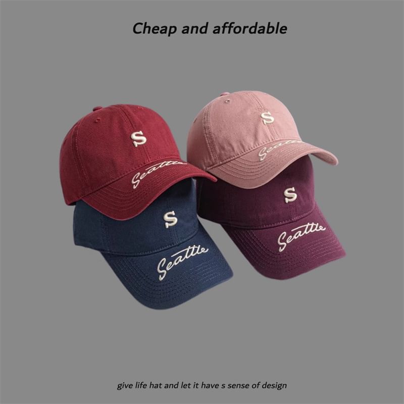 Embroidered Cap Letter