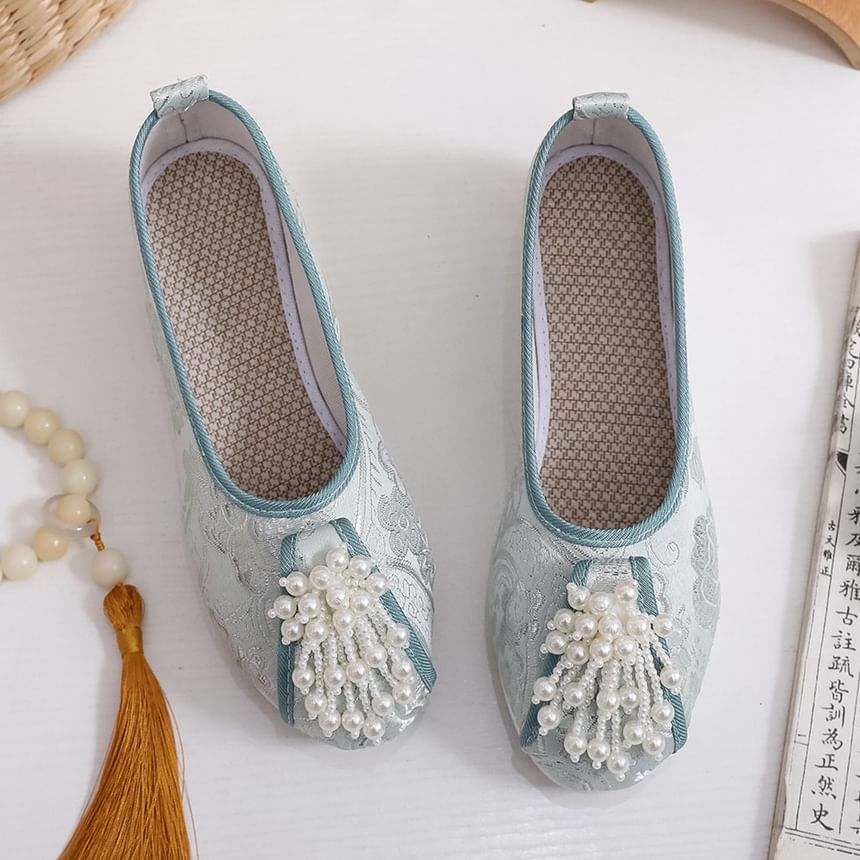 Flats Embroidered Beaded