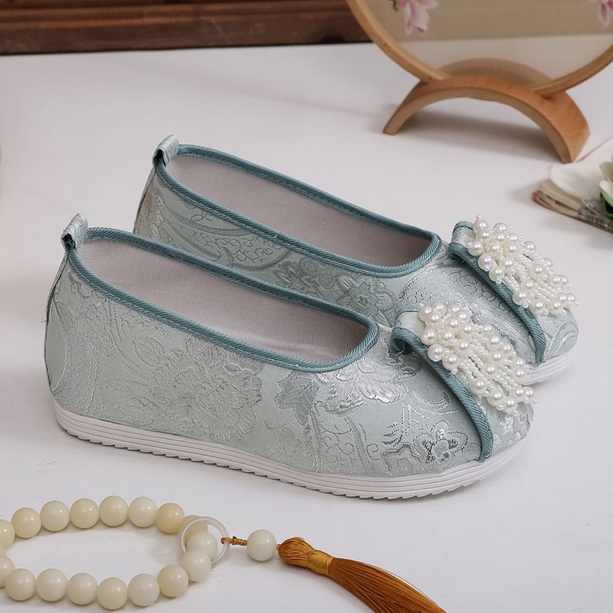 Flats Embroidered Beaded