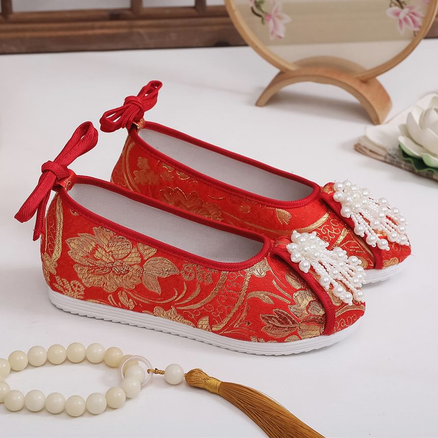 Flats Embroidered Beaded