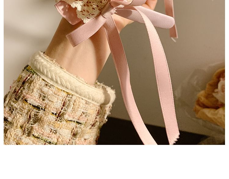 Ruffle Headband Bow